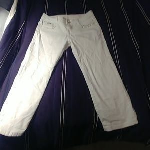 L.A Idol USA white Capri pants